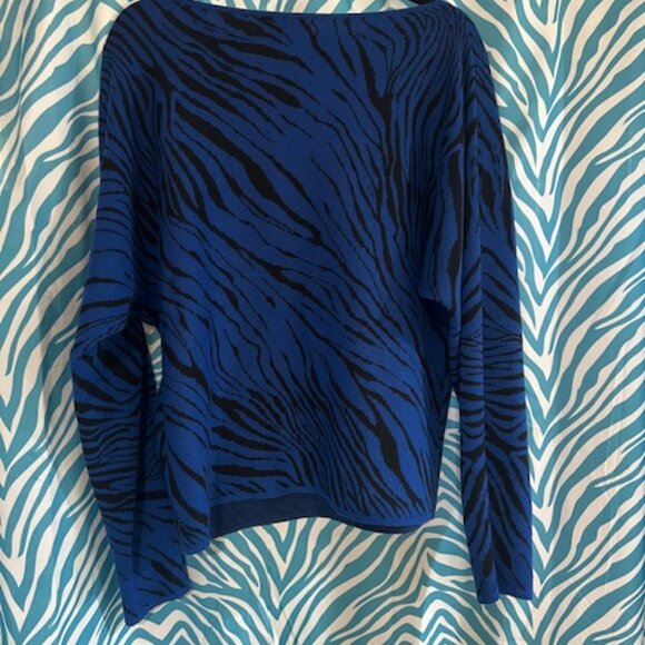 Bella Jane business casual royal blue cardigan SZ large - Picture 2 of 2